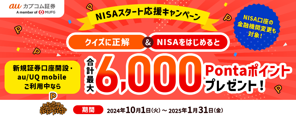 NISAスタート応援キャンペーン