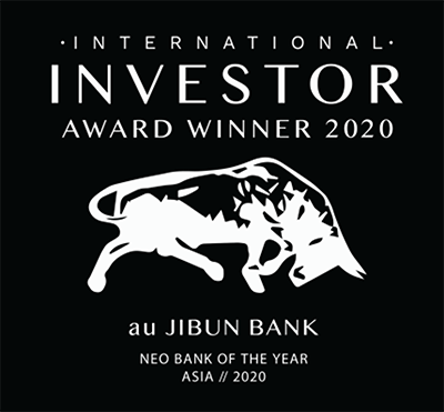 <「Neo Bank of the Year // Asia 2020」受賞ロゴ>