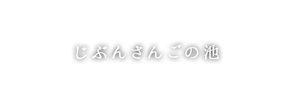 じぶんさんごの池