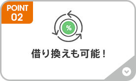 借り換えも可能!